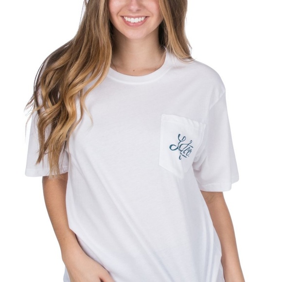 NWT Lauren James AOII Sorority Tee - Picture 2 of 2